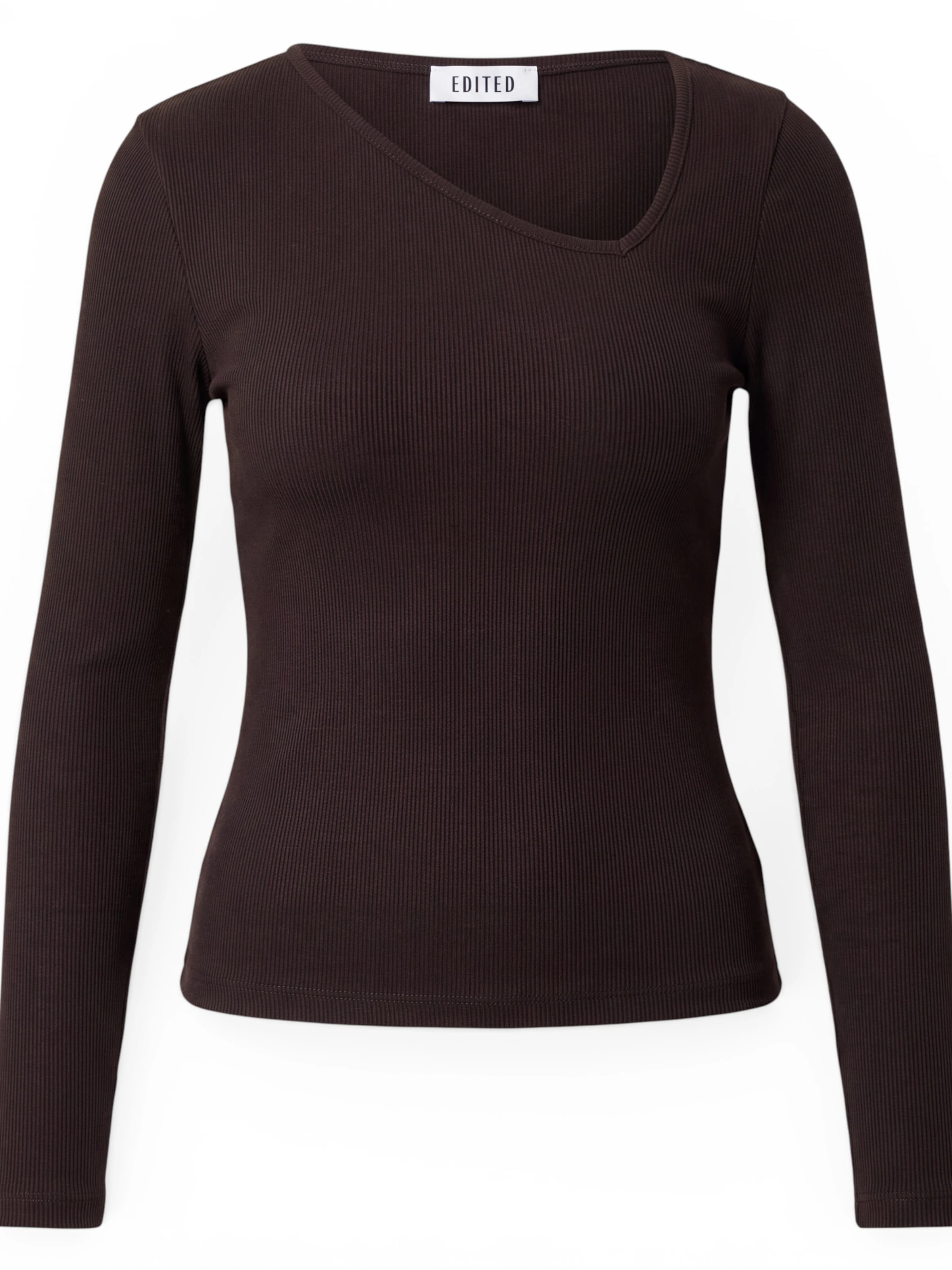 EDITED Shirt 'Rufina' in Braun: Vorderseite