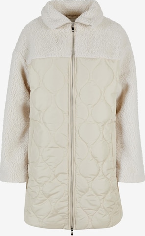 Urban Classics Between-Seasons Coat in White: front