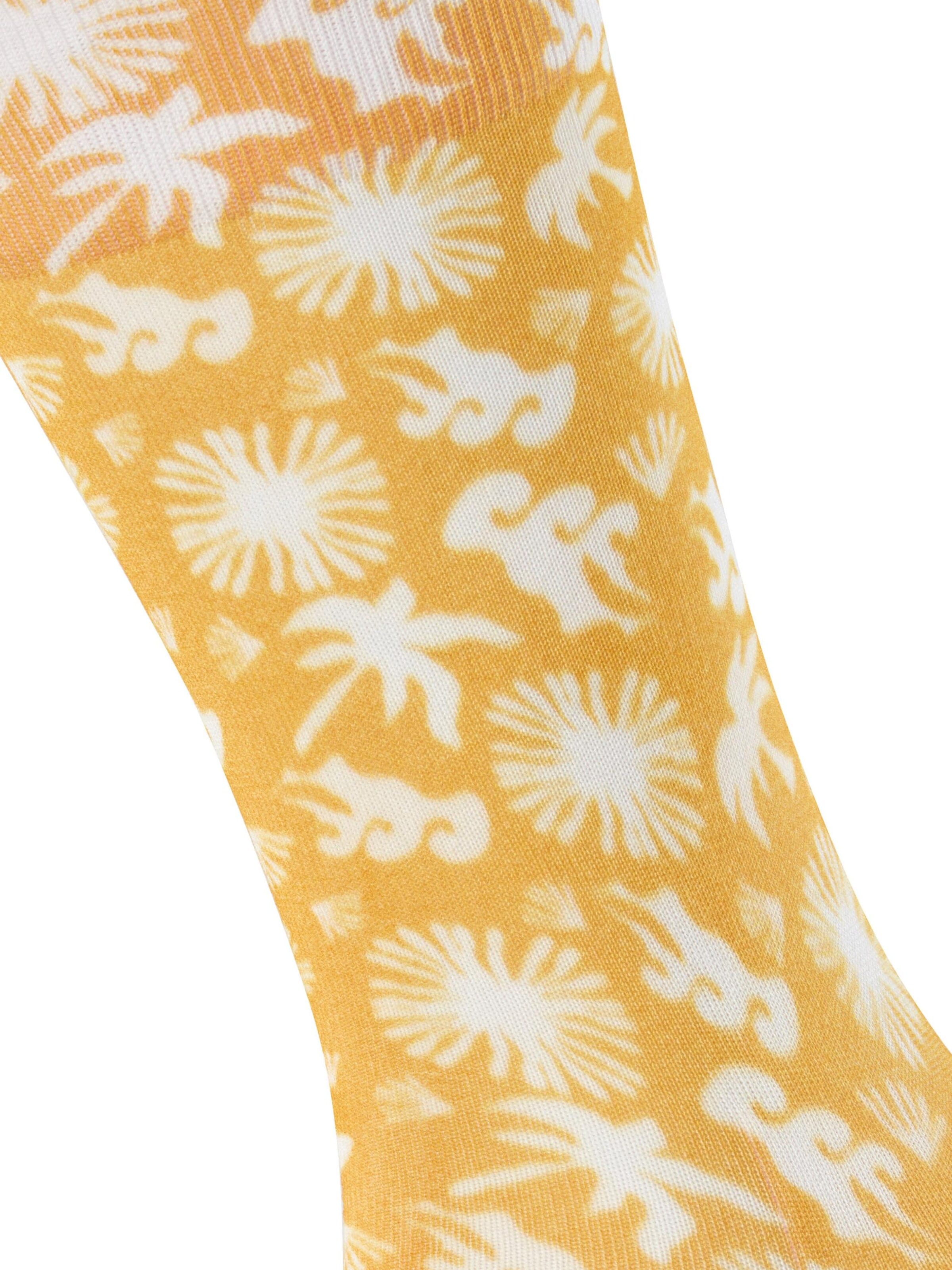 BURLINGTON Socks 'Lagoon' in Yellow: front