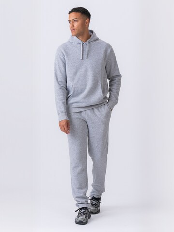 TEESHOPPEN Pulóver ' Essential Hoodie ' - szürke: elől