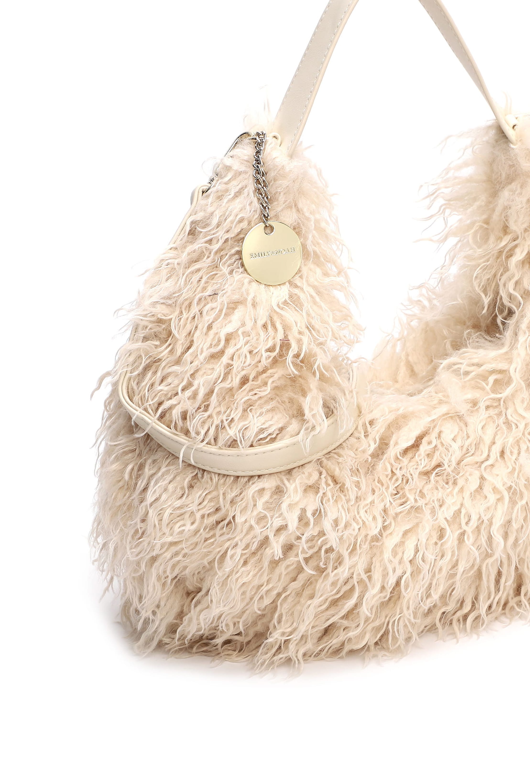 Borsa a sacco 'Lionne' di Emily & Noah in beige