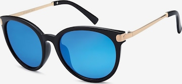 styleBREAKER Sonnenbrille 'Cat-Eye Sonnenbrille' in Blau: Vorderseite