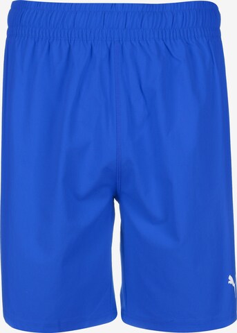 PUMA Regular Sportbroek in Blauw: voorkant