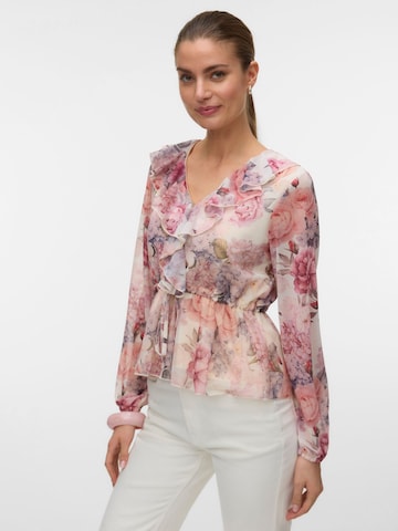 VERO MODA Bluse in Weiß: Vorderseite
