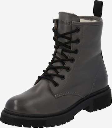 Palado Schnürstiefelette 'Montecristo' in Grau: Vorderseite