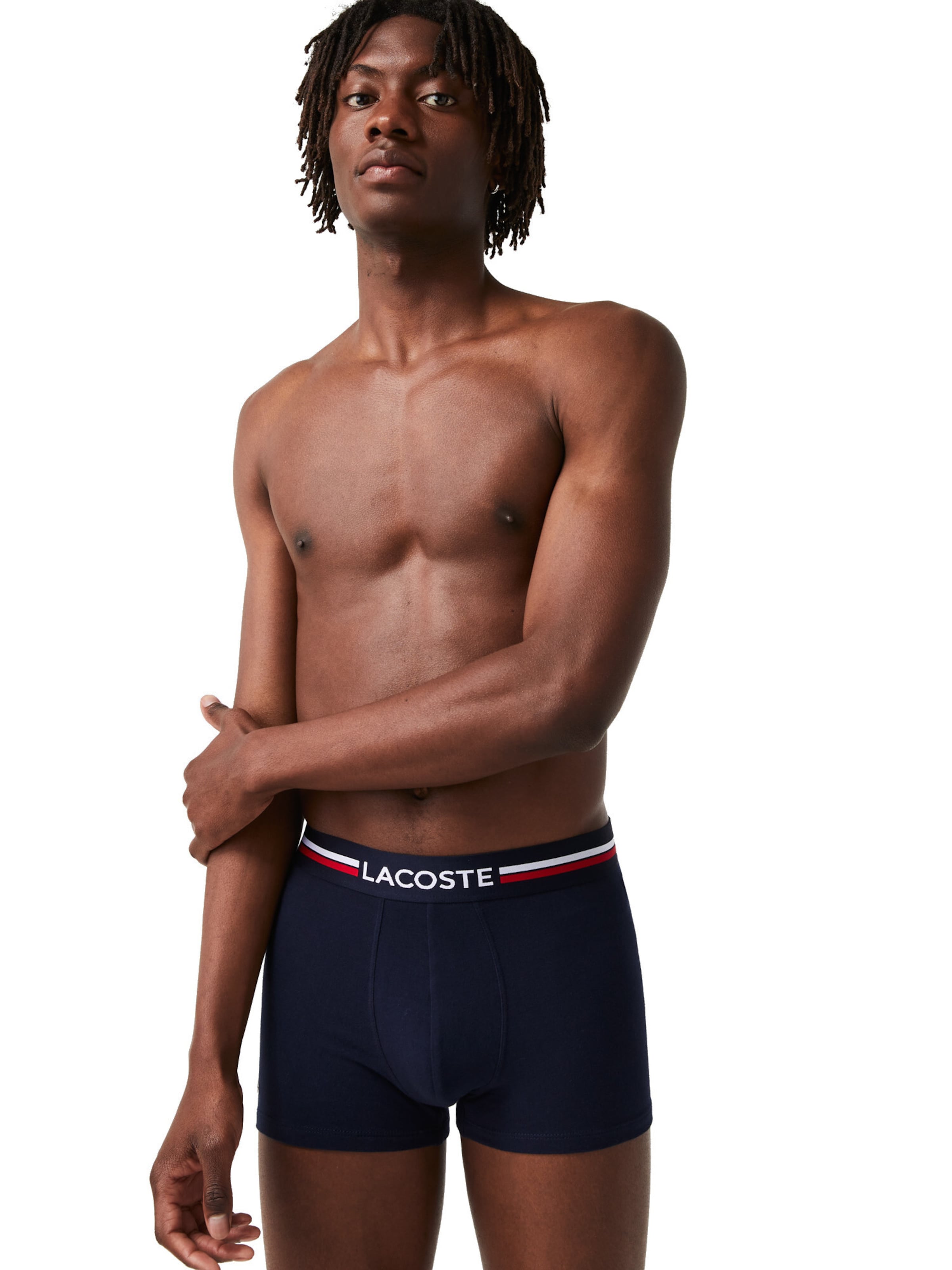 LACOSTE Regular Boxer shorts in Blue: front