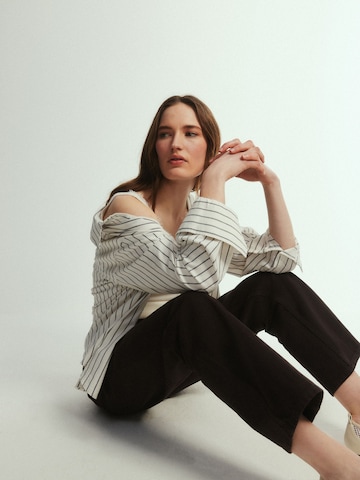 The Set Regular Jeans in Brown