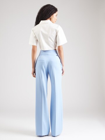 HUGO Wide leg Pantalon 'Himia' in Blauw