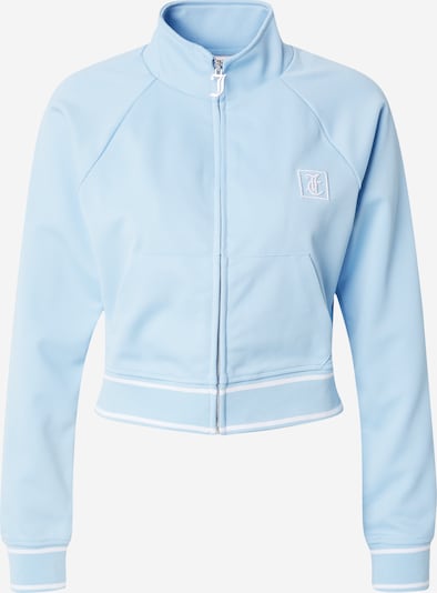 Juicy Couture Sport Träningsjacka i ljusblå / off-white, Produktvy