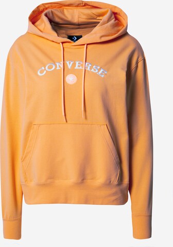 CONVERSE Sweatshirt i orange: framsida