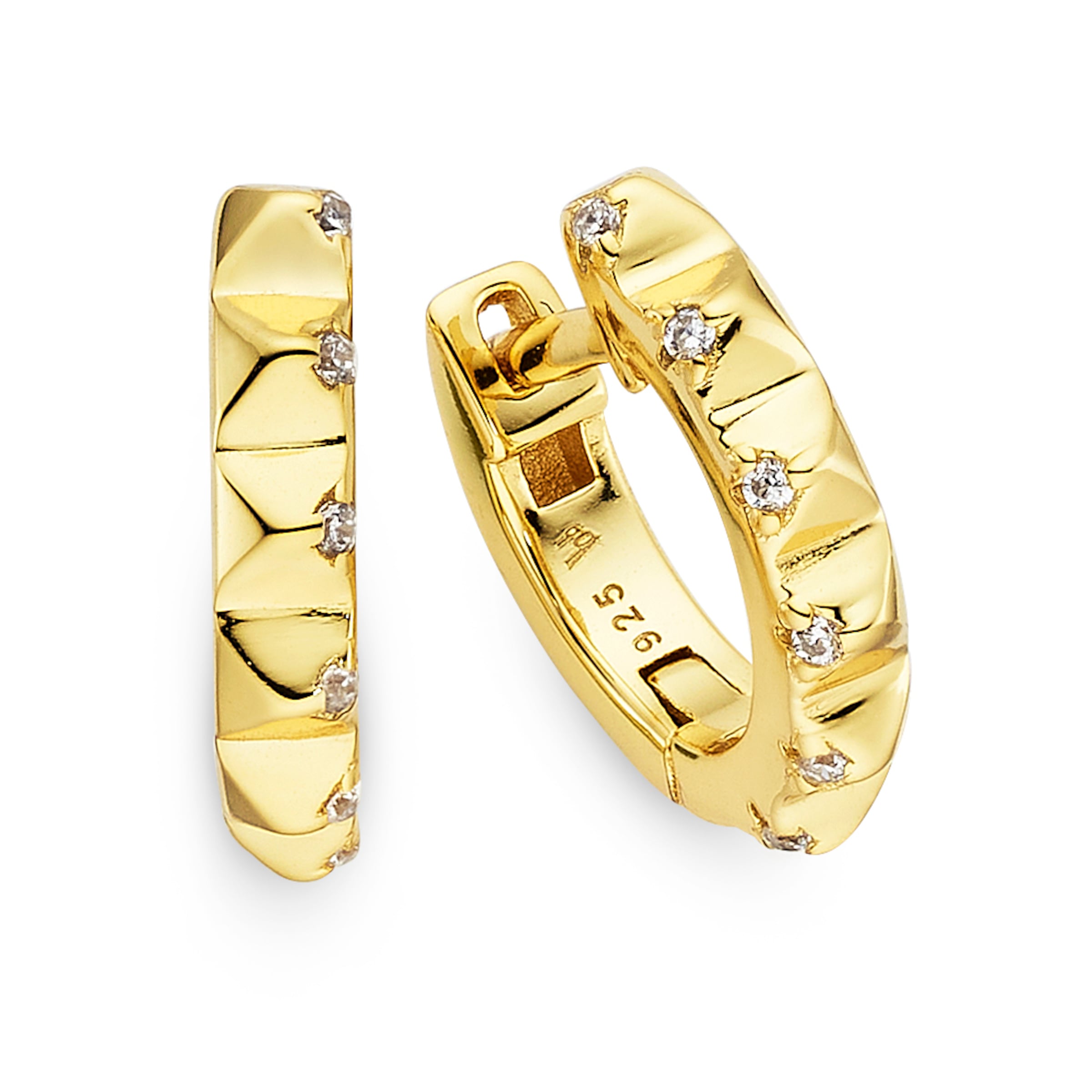 Bruno Banani LM Earrings in Gold: front