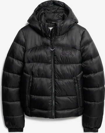 Veste d’hiver Superdry en noir : devant