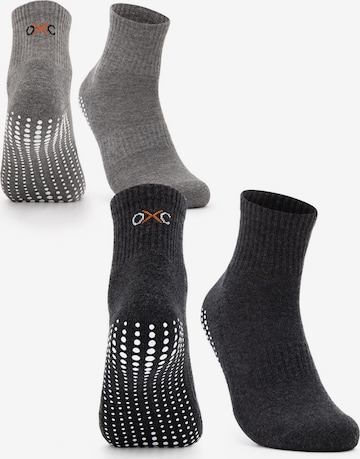 Occulto Athletic Socks 'Stopper Andi' in Grey: front