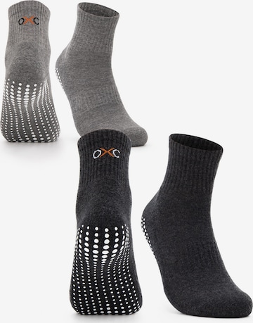 Chaussettes de sport 'Stopper Andi' Occulto en gris : devant