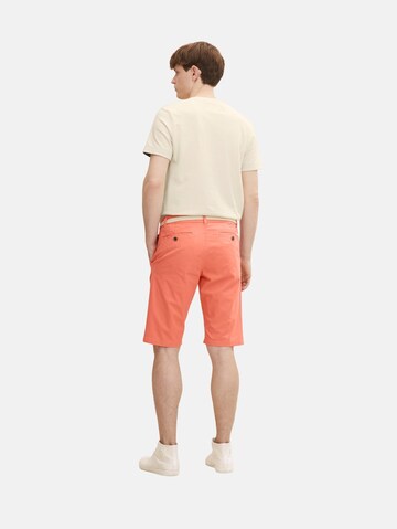 TOM TAILOR Normální Chino kalhoty – oranžová