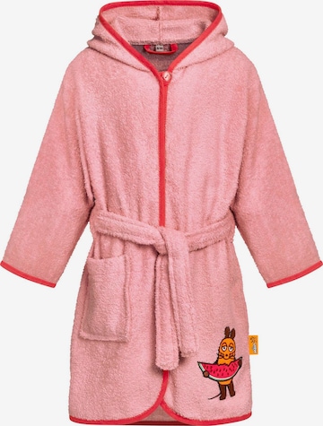 PLAYSHOES Kylpytakki 'DIE MAUS MELONE' värissä vaaleanpunainen: etupuoli