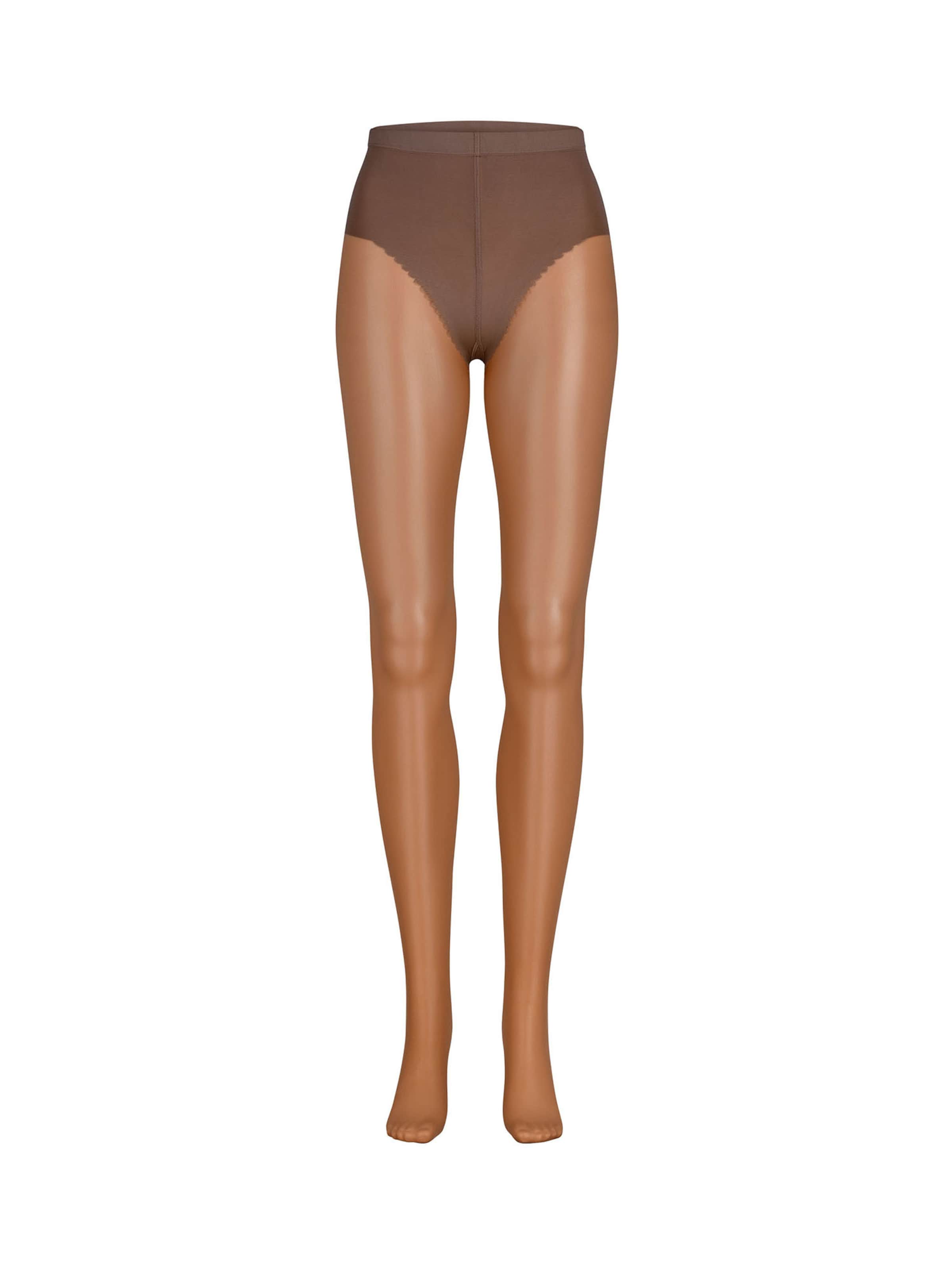 Collants 'Hello Sunshine' Nur Die en beige : devant