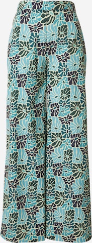 Brava Fabrics Wide leg Broek 'Spring' in Groen: voorkant