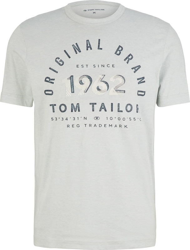 TOM TAILOR T-Shirt in Nachtblau Pastellblau