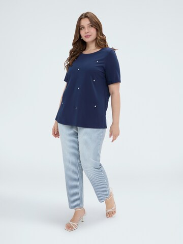 Fiorella Rubino - Camiseta en azul