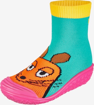 PLAYSHOES Rantakengät 'Die Maus Freunde' värissä vaaleanpunainen: etupuoli