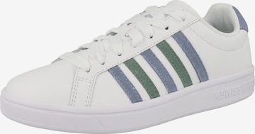 Sneaker bassa 'Court Tiebreak' di K-SWISS in bianco: frontale