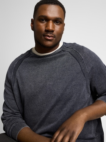 TOM TAILOR Men + Sweater in Blue