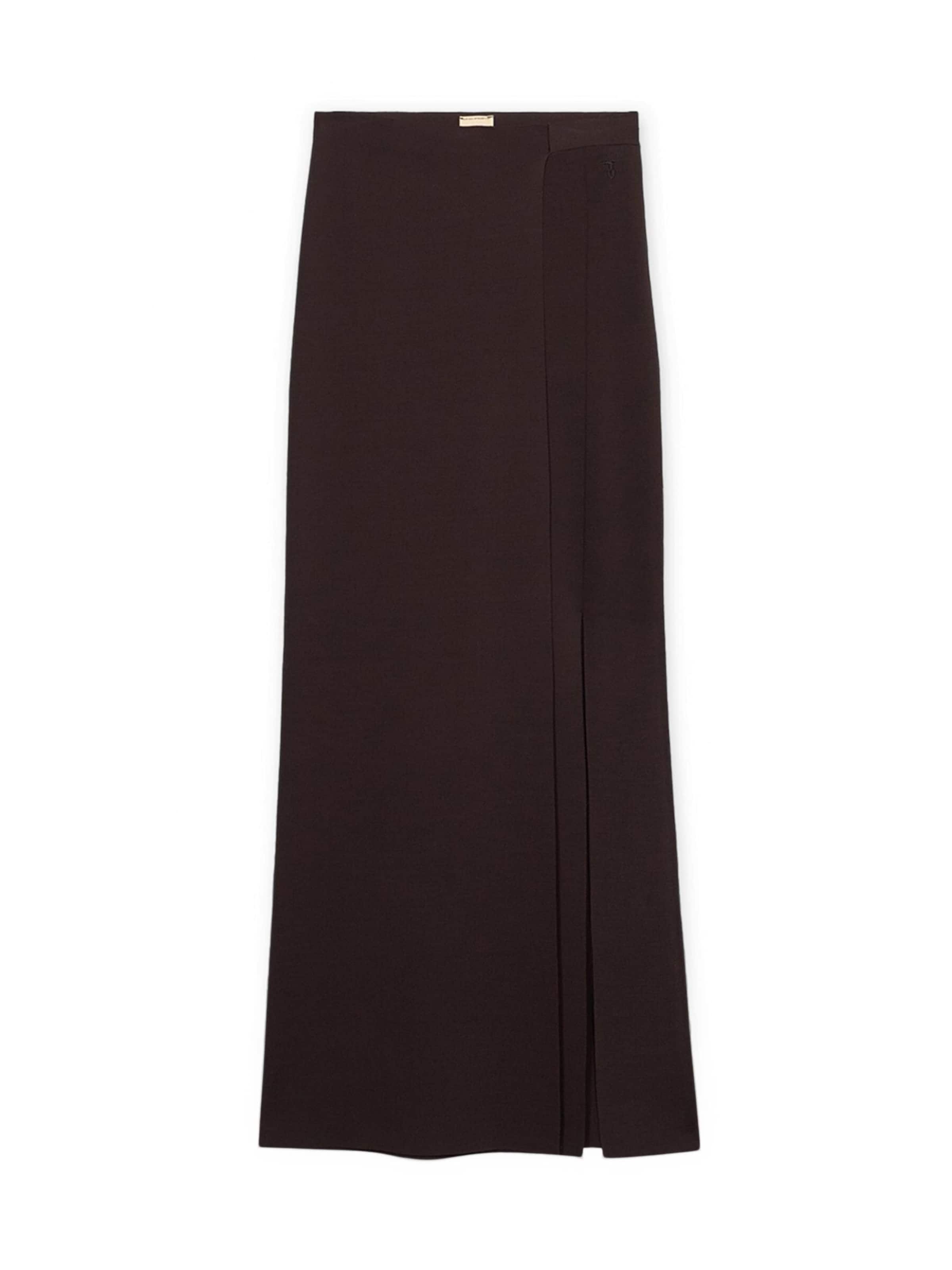 Trussardi - Falda en marrón: frente