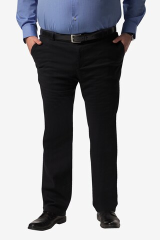 Regular Pantalon chino Men Plus en noir : devant
