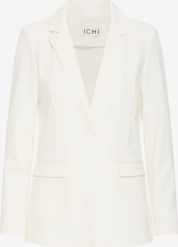 ICHI Blazer in White: front