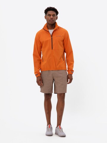 VAUDE Sports jacket 'Cyclist Air' in Orange