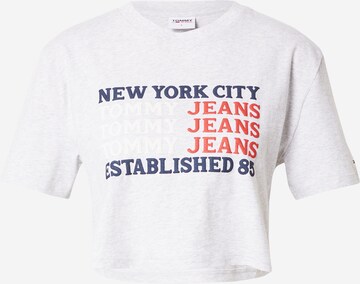 Tommy Jeans T-shirt i grå: framsida