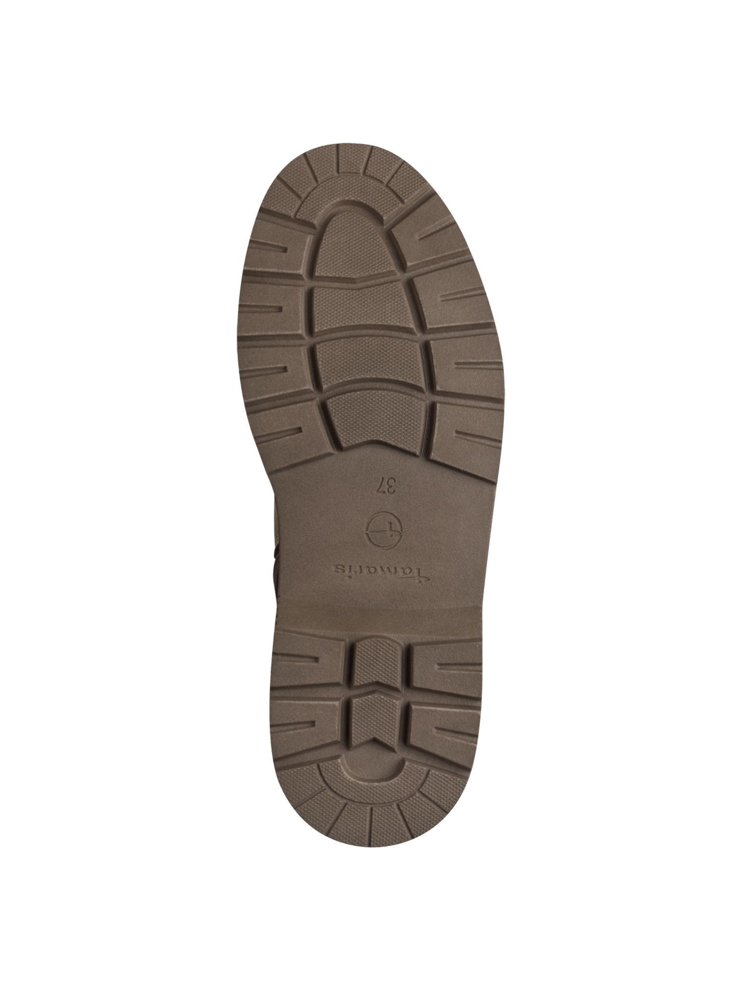 Tamaris Lace-up bootie in Beige