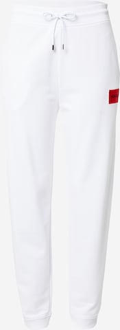 HUGO Панталон 'Dachibi' в бяло: отпред