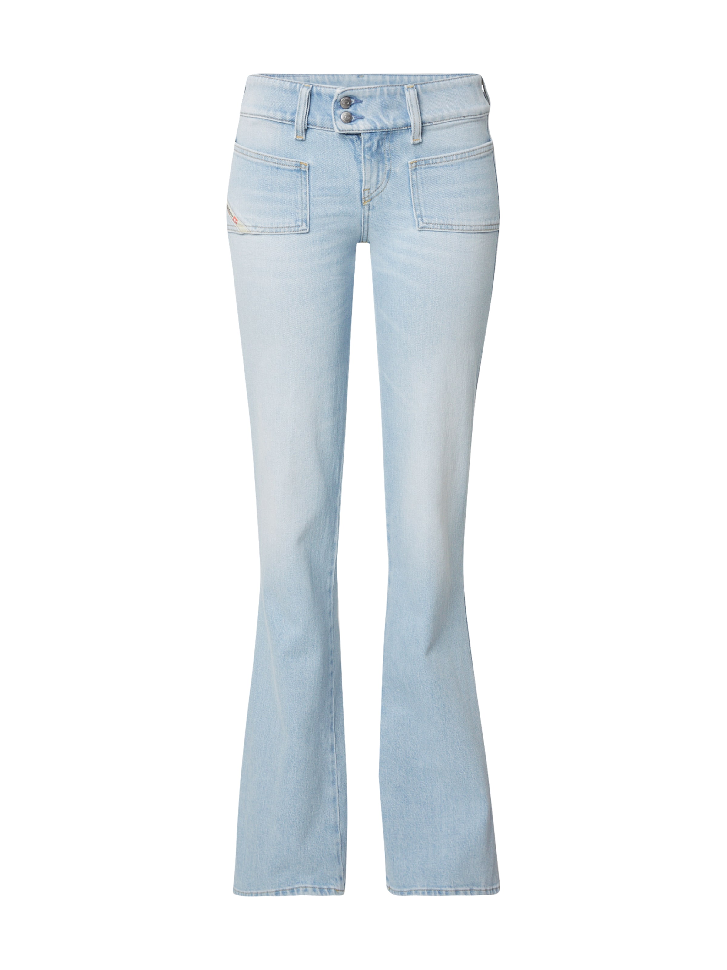 DIESEL Flared Jeans &#x27;D-HUSH&#x27; in Blauw: voorkant