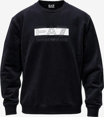 Felpa '7M002425 AF10377' di EA7 Emporio Armani in nero: frontale