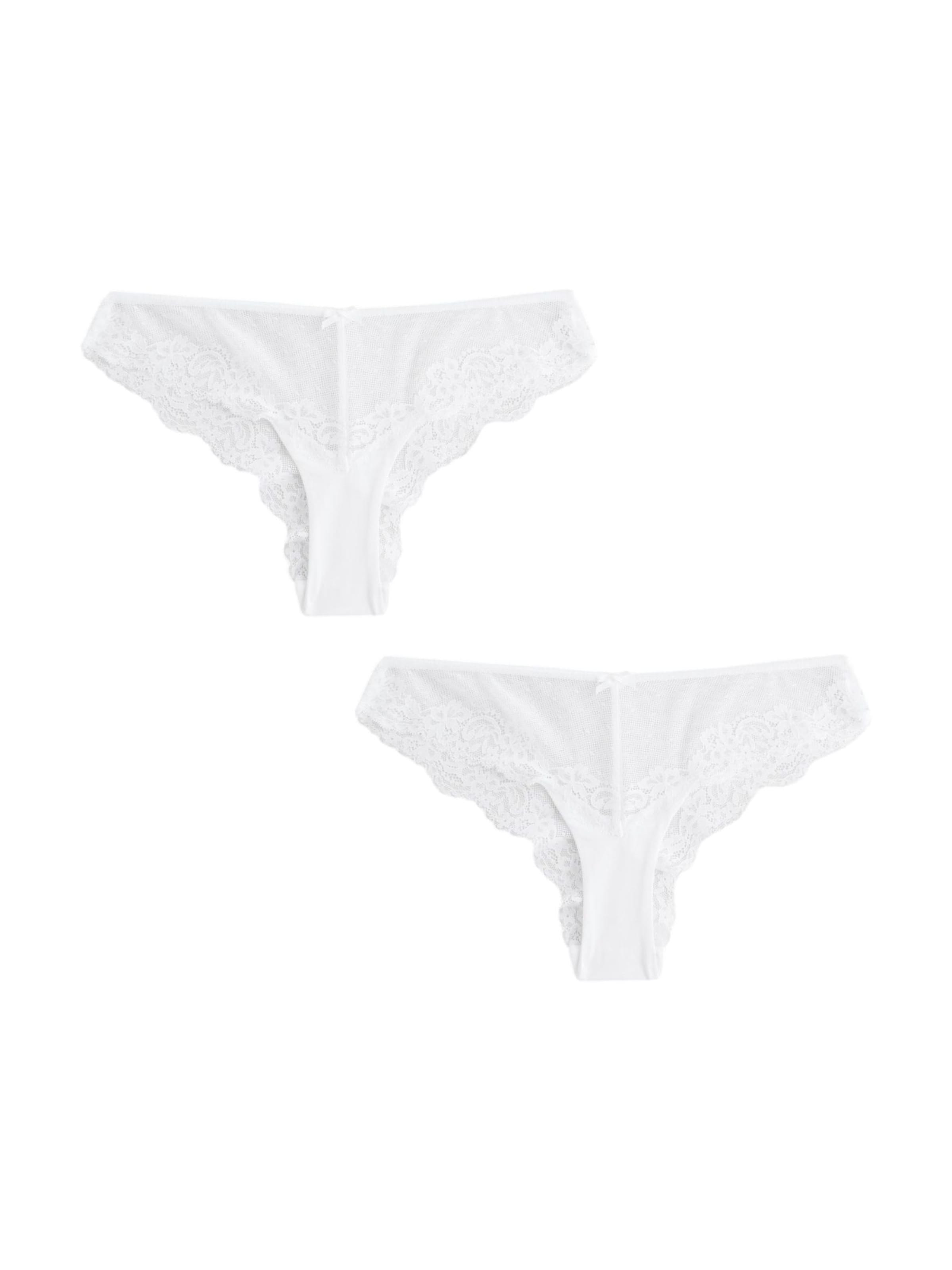 Slip Next en blanc : devant