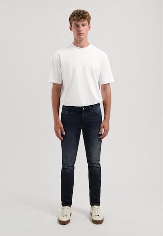 Coupe slim Jean 'Lancaster' Dstrezzed en bleu