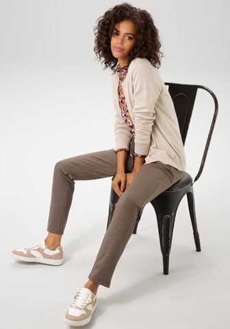 Aniston CASUAL Strickjacke in Beige