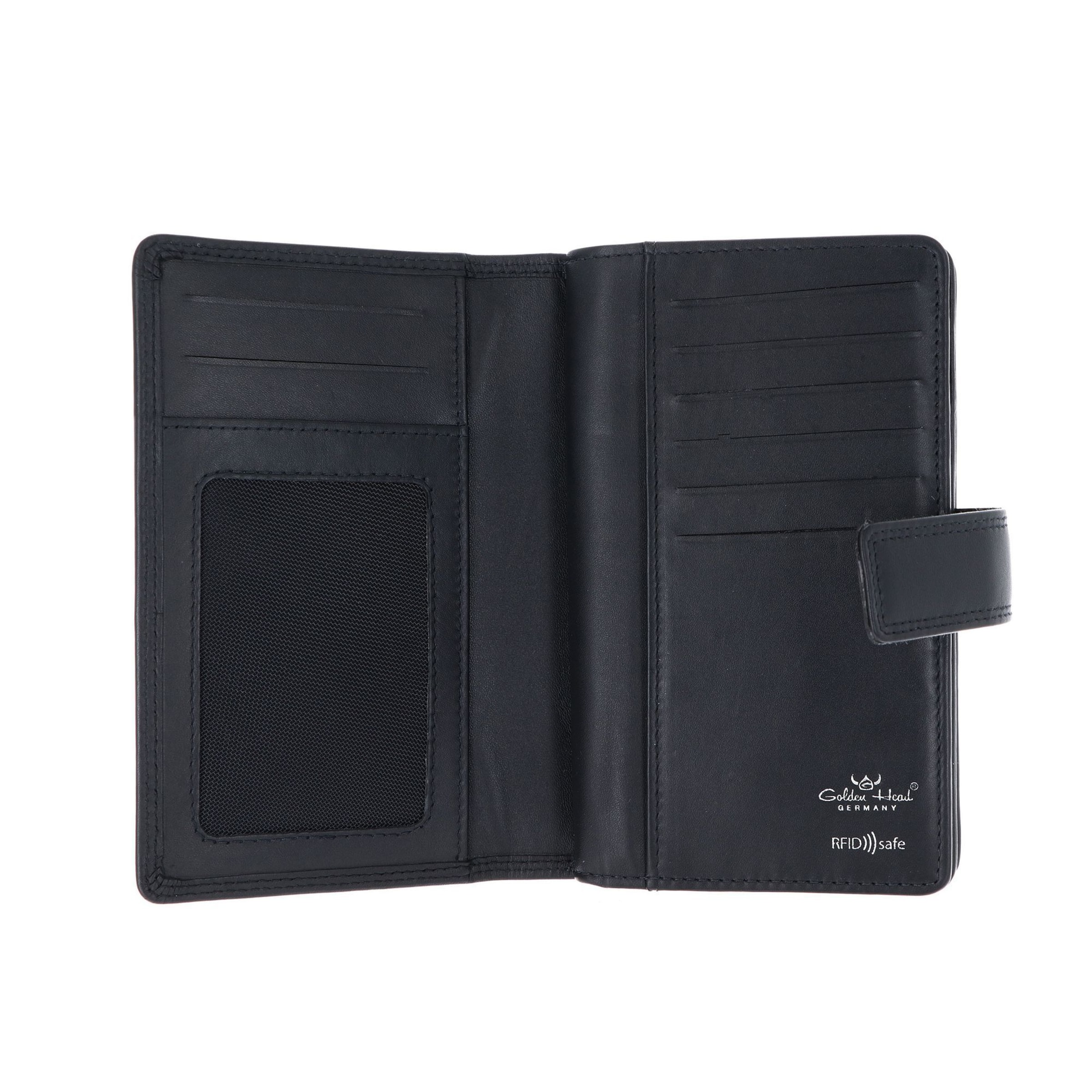Porte-monnaies GOLDEN HEAD en noir