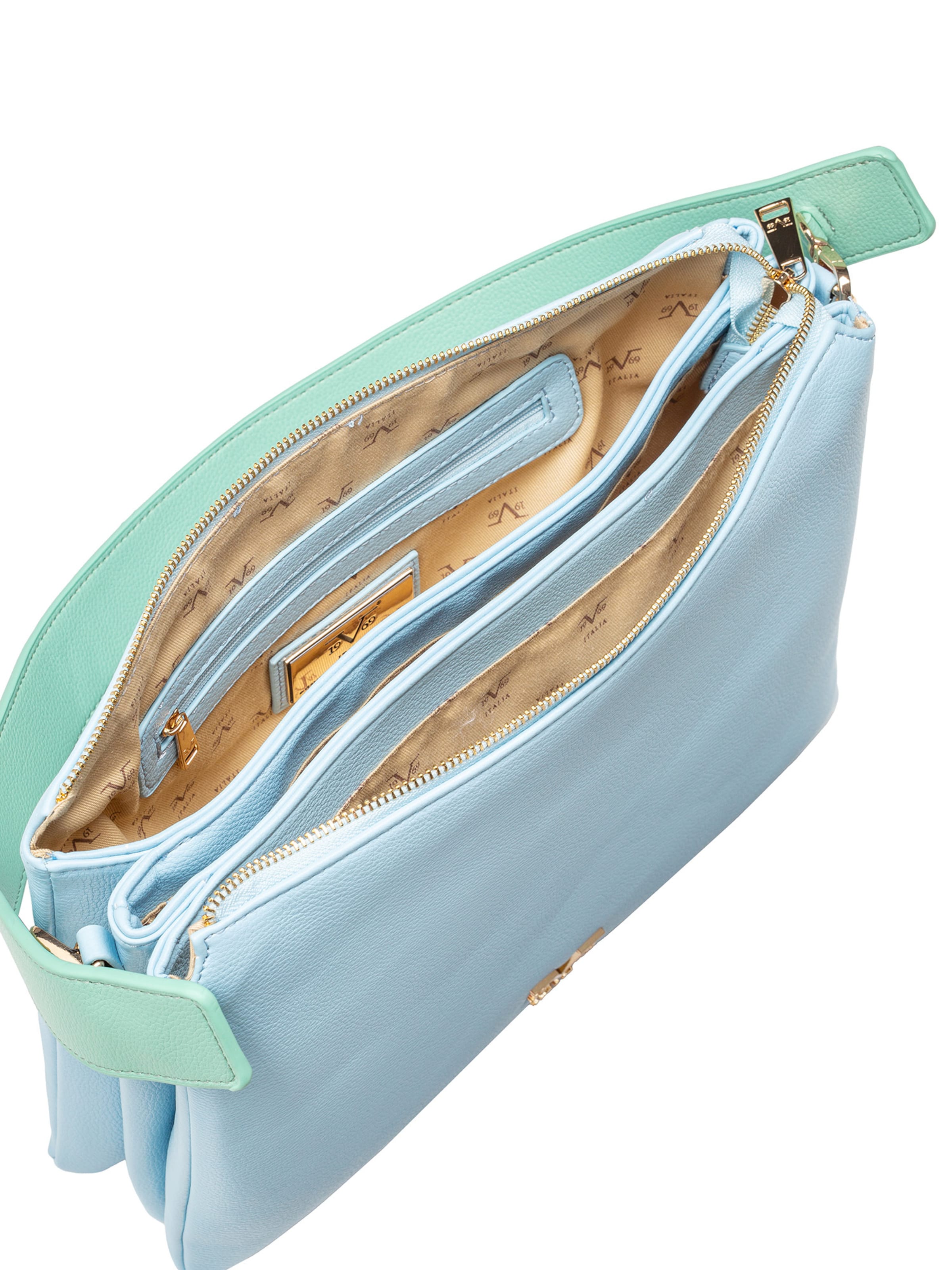 19V69 ITALIA Torba na ramię 'Kimberley' w kolorze niebieski