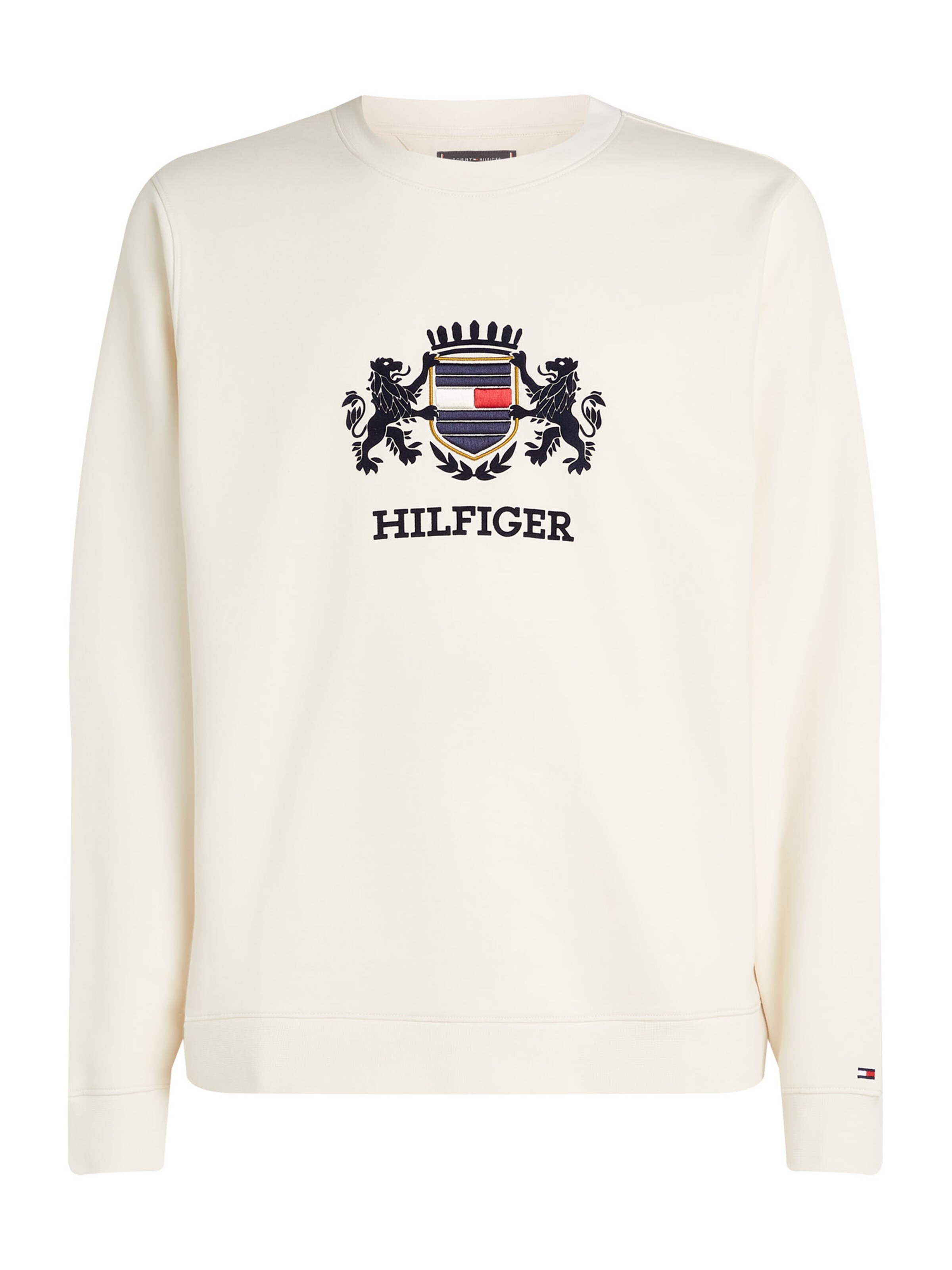 TOMMY HILFIGER Sweatshirt in Weiß: Vorderseite