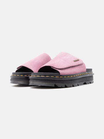 Mule 'ZebZag' Dr. Martens en rose