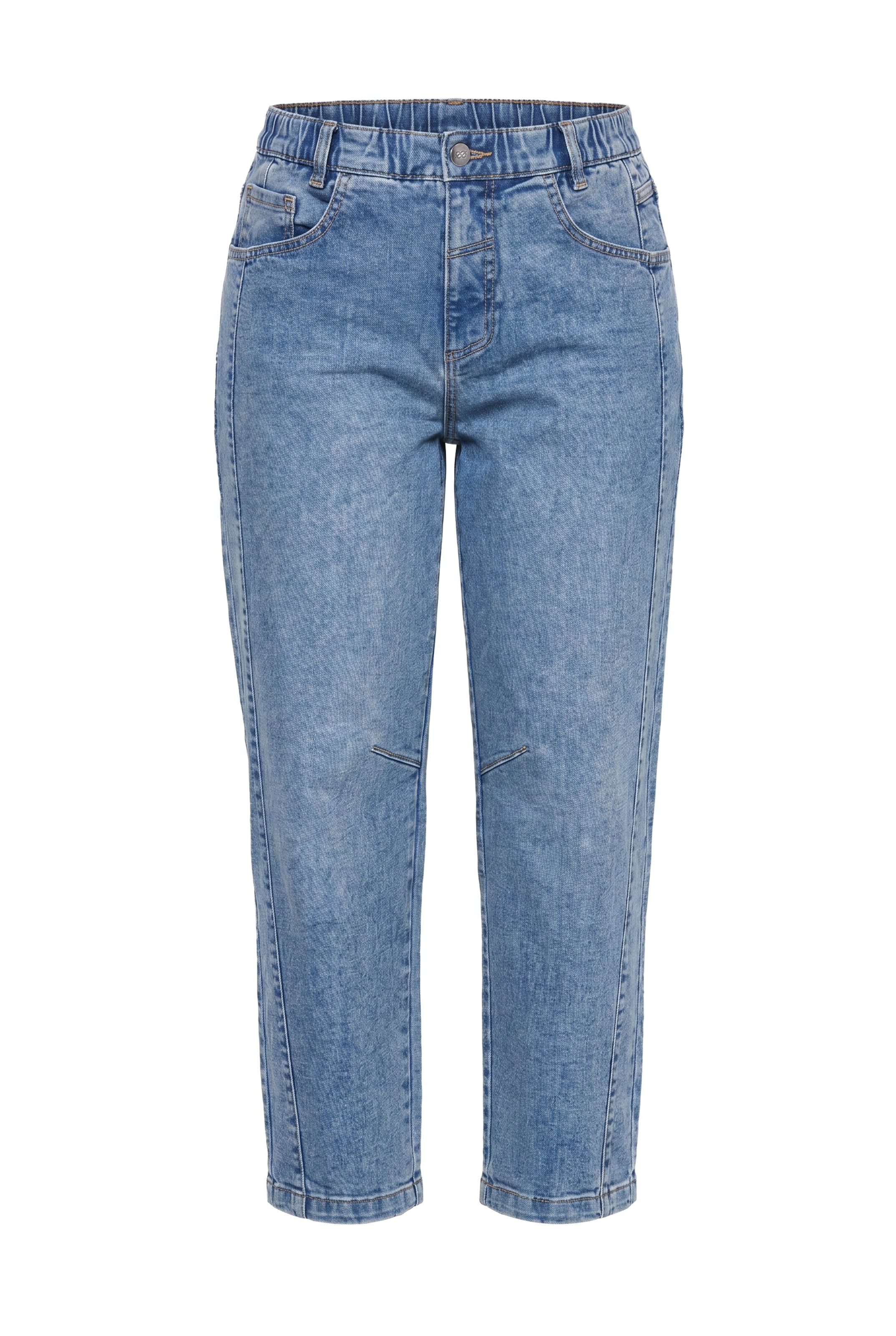 LAURASØN Loosefit Jeans in Blauw: voorkant
