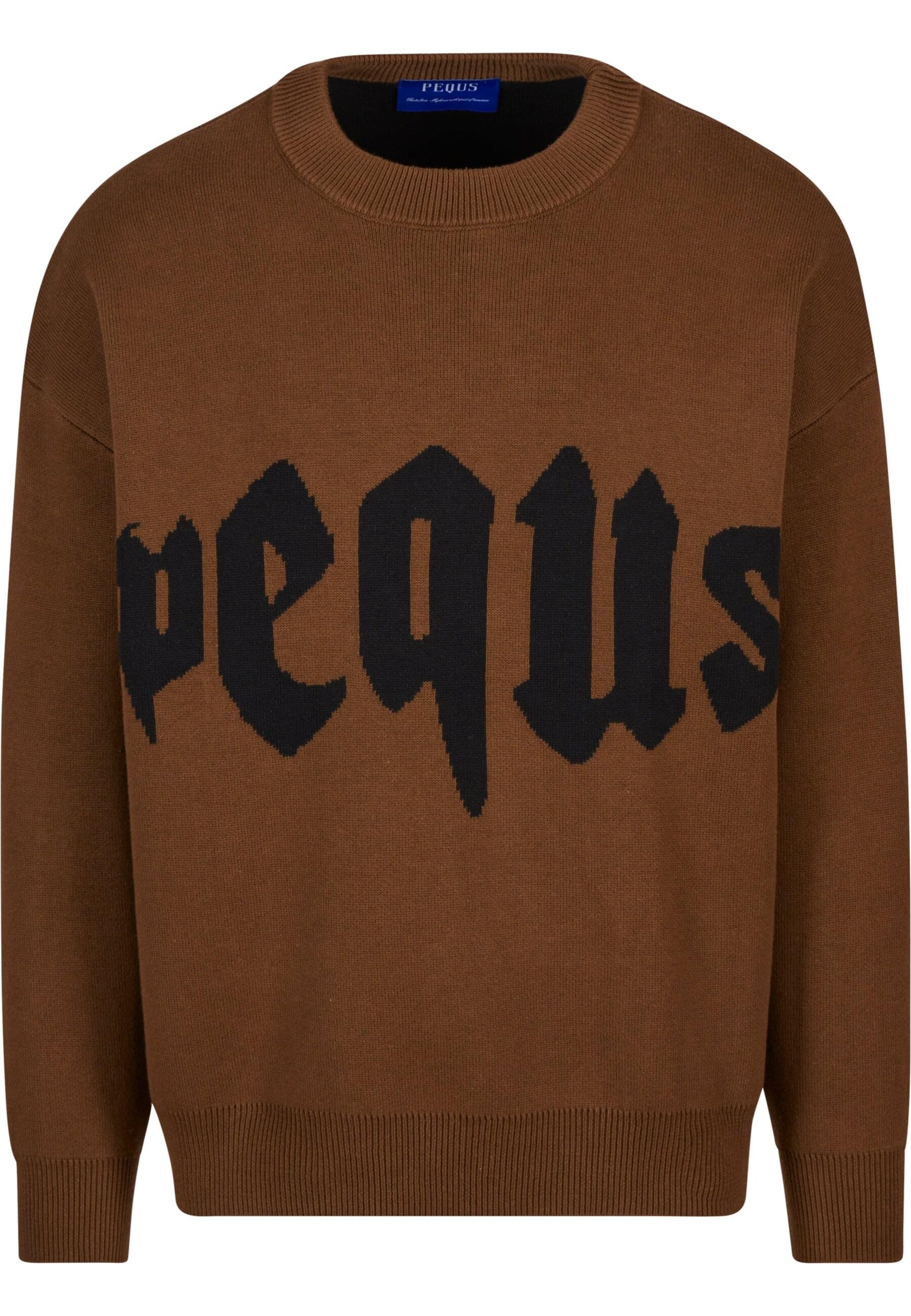 Pequs Sweater 'Mythic' in Brown: front