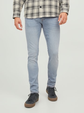 JACK & JONES Slimfit Jeans 'Glenn' in Blauw: voorkant