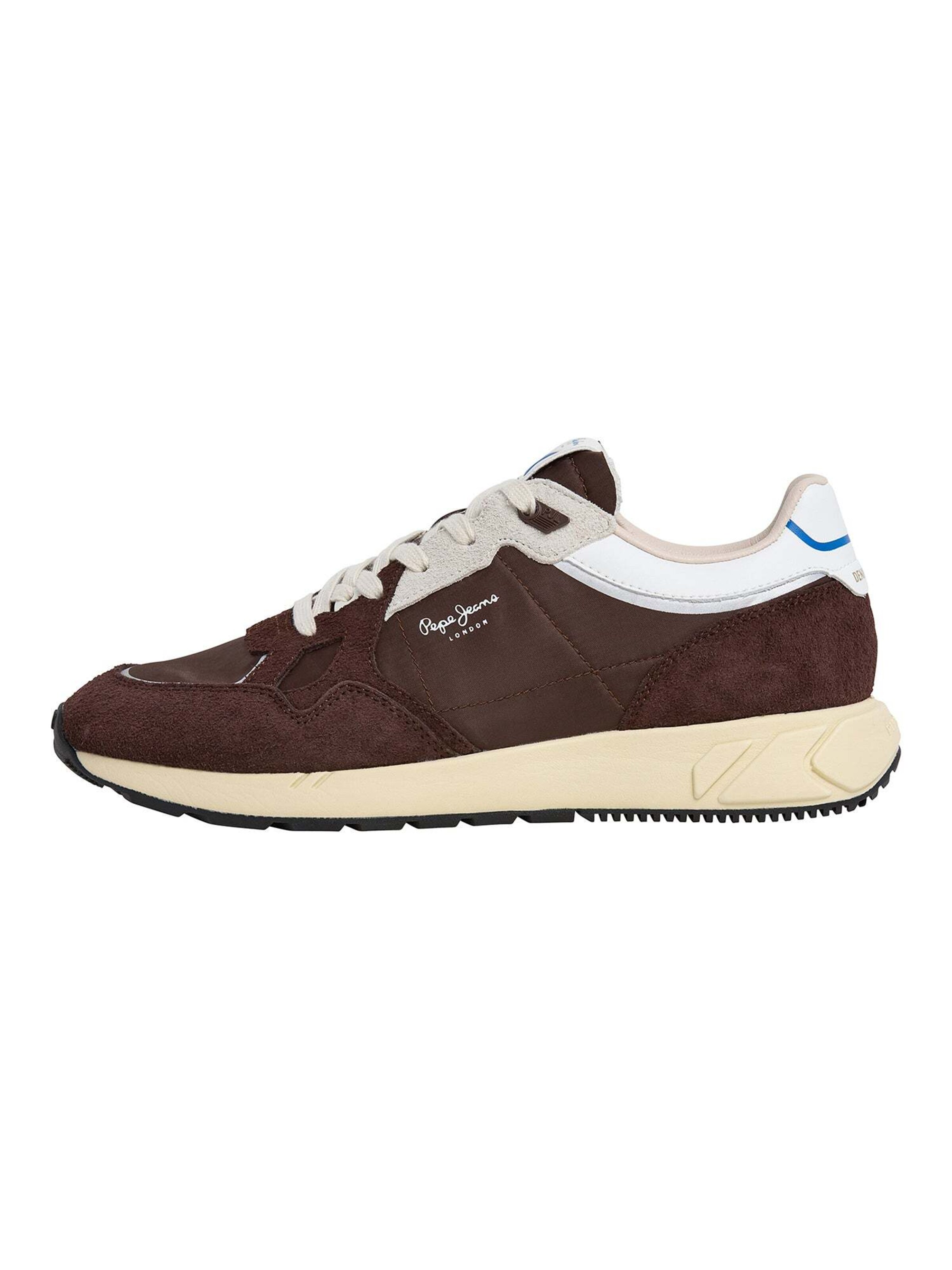 Pepe Jeans Platform trainers 'Marlon Vibe' in Brown: front