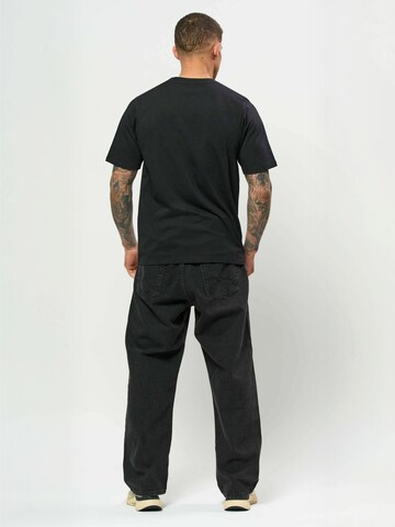 KAPPA - Regular Fit Top ' Logo Ialiso ' em preto: atrás