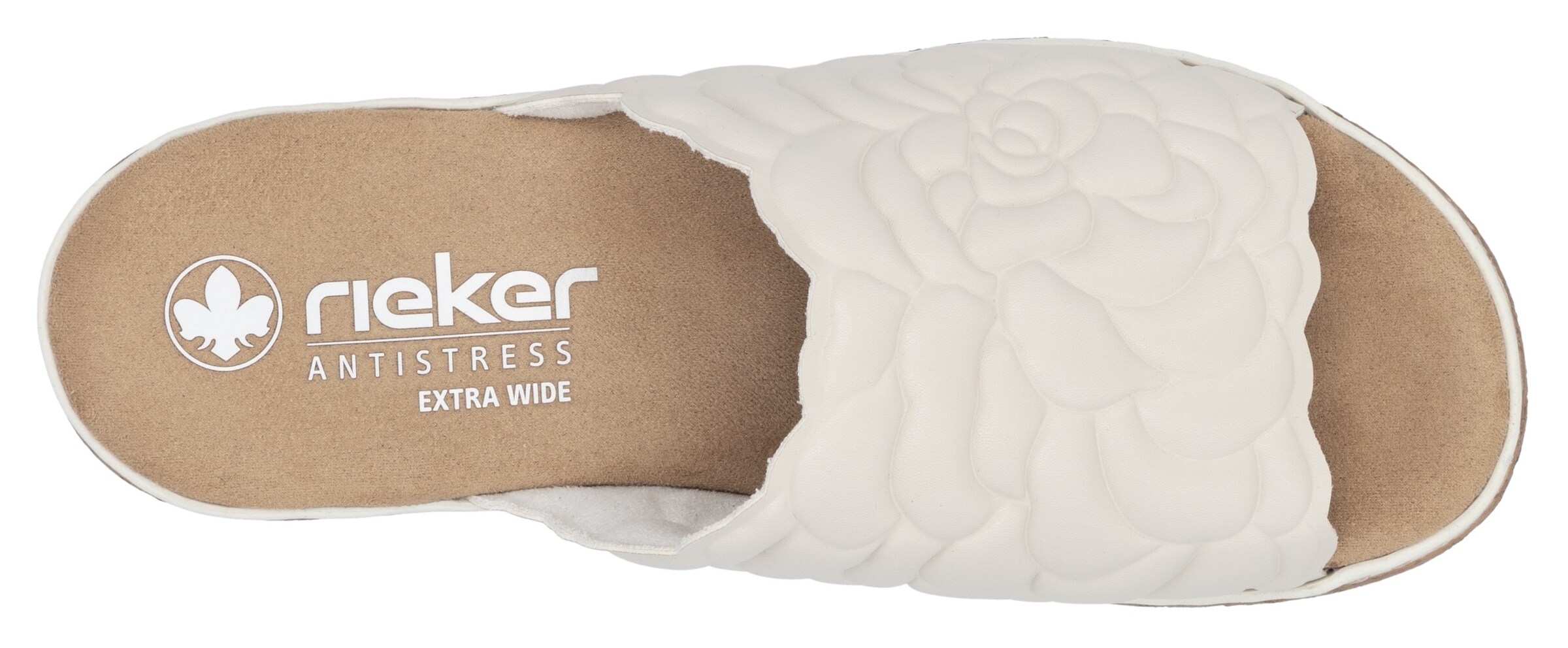 Mule Rieker en blanc