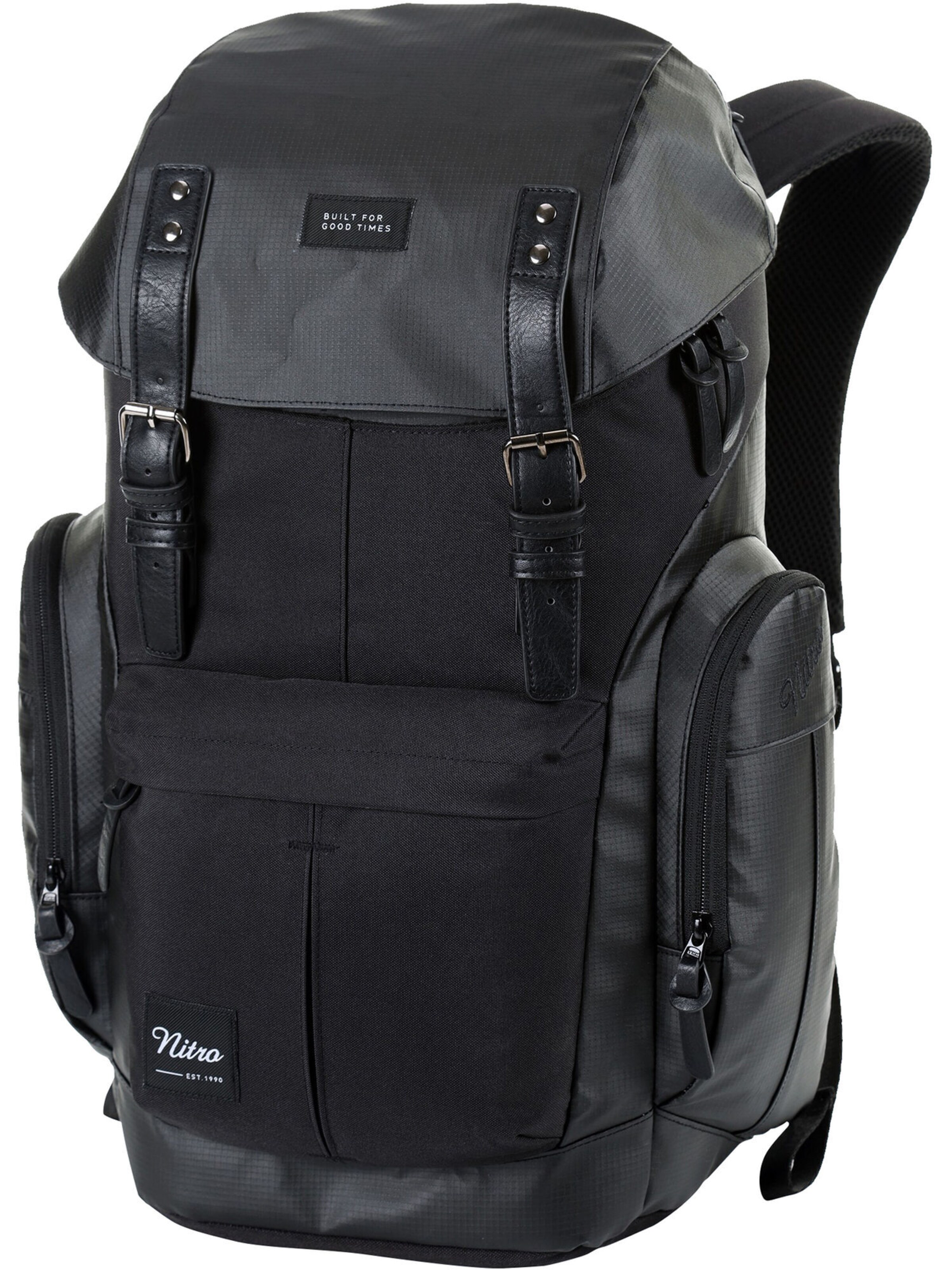 NITRO Rucksack DAYPACKER in Schwarz: Vorderseite